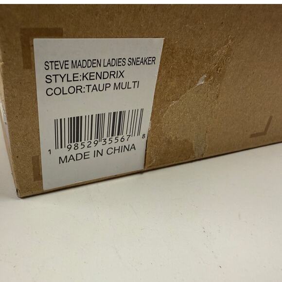 Steve Madden Women’s Kendrix Lace-Up Sneakers Taupe Size 10M - Picture 13 of 15